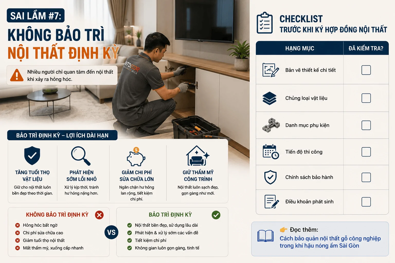 Bảo trì nội thất