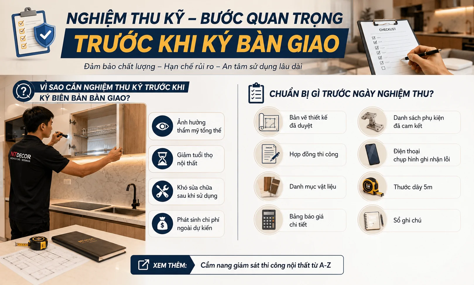 Kiểm tra công trình nội thất