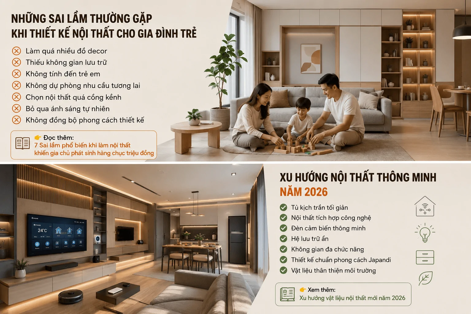 Xu hướng nội thất 2026