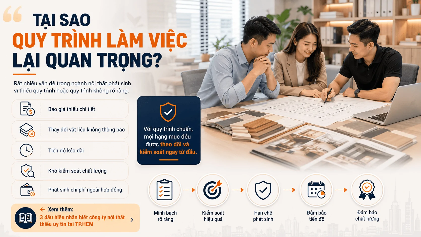 Quy trình nội thất chuyên nghiệp