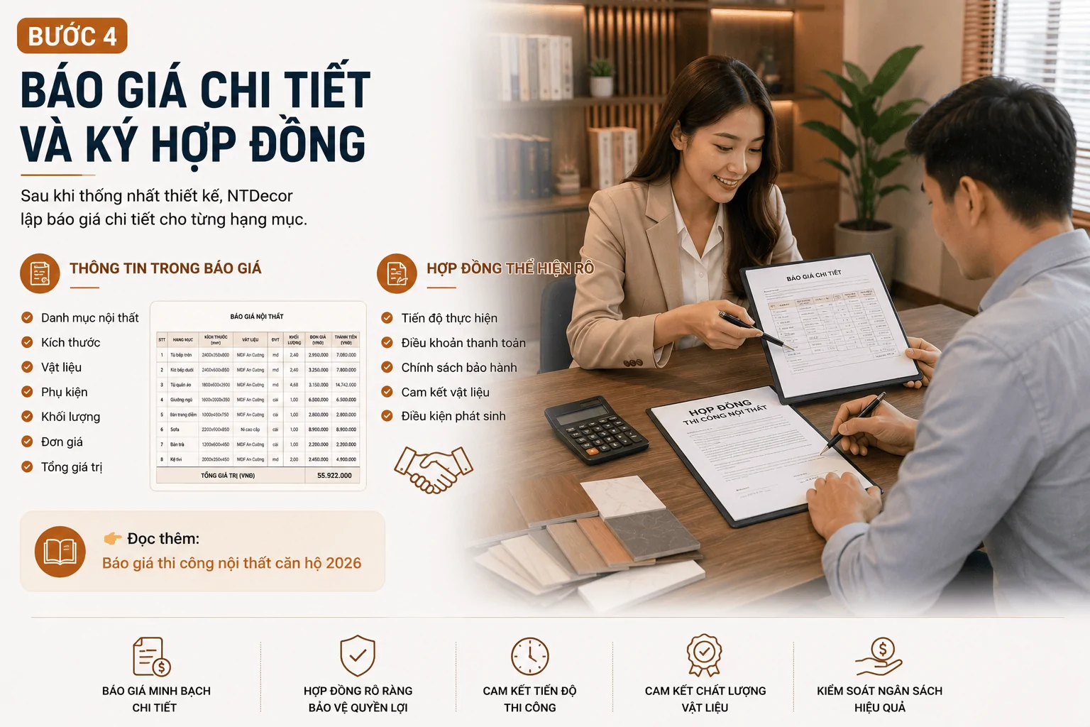 Báo giá nội thất