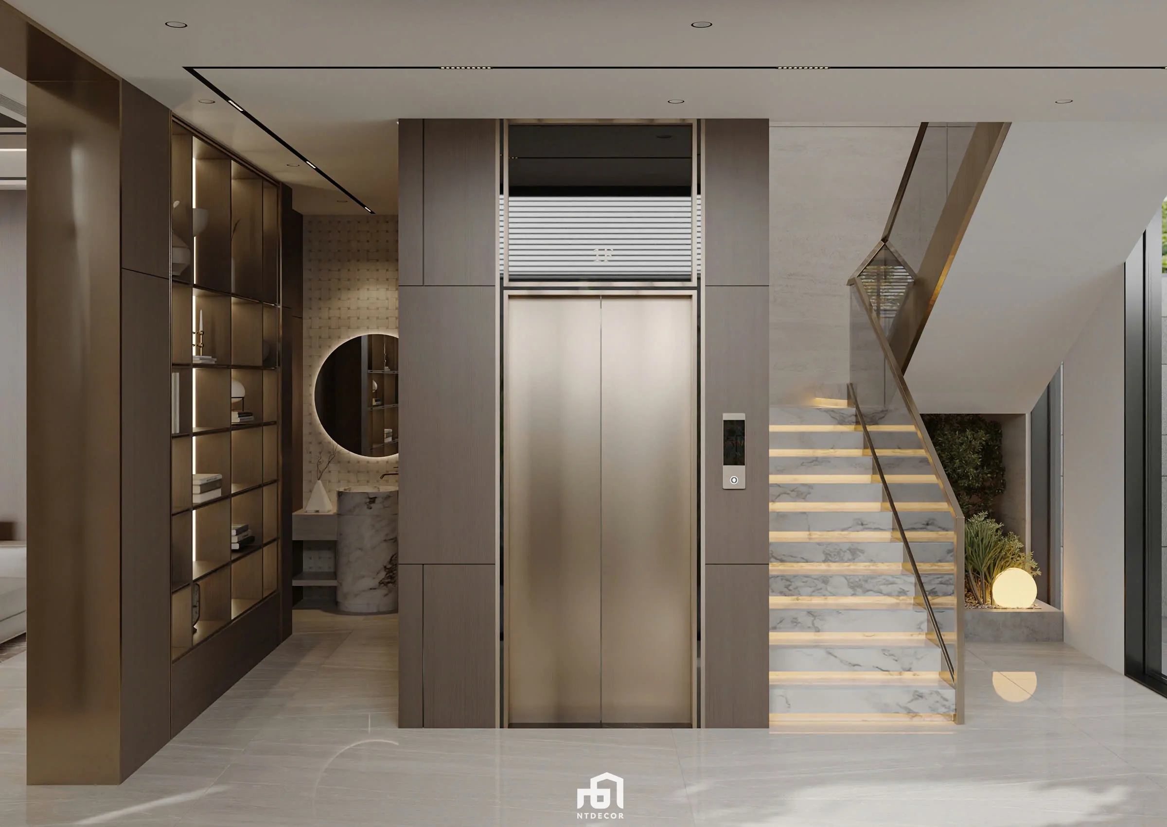 Mr Ha Modern Villa 3D Design of Interior Design Modern Style | NTDecor