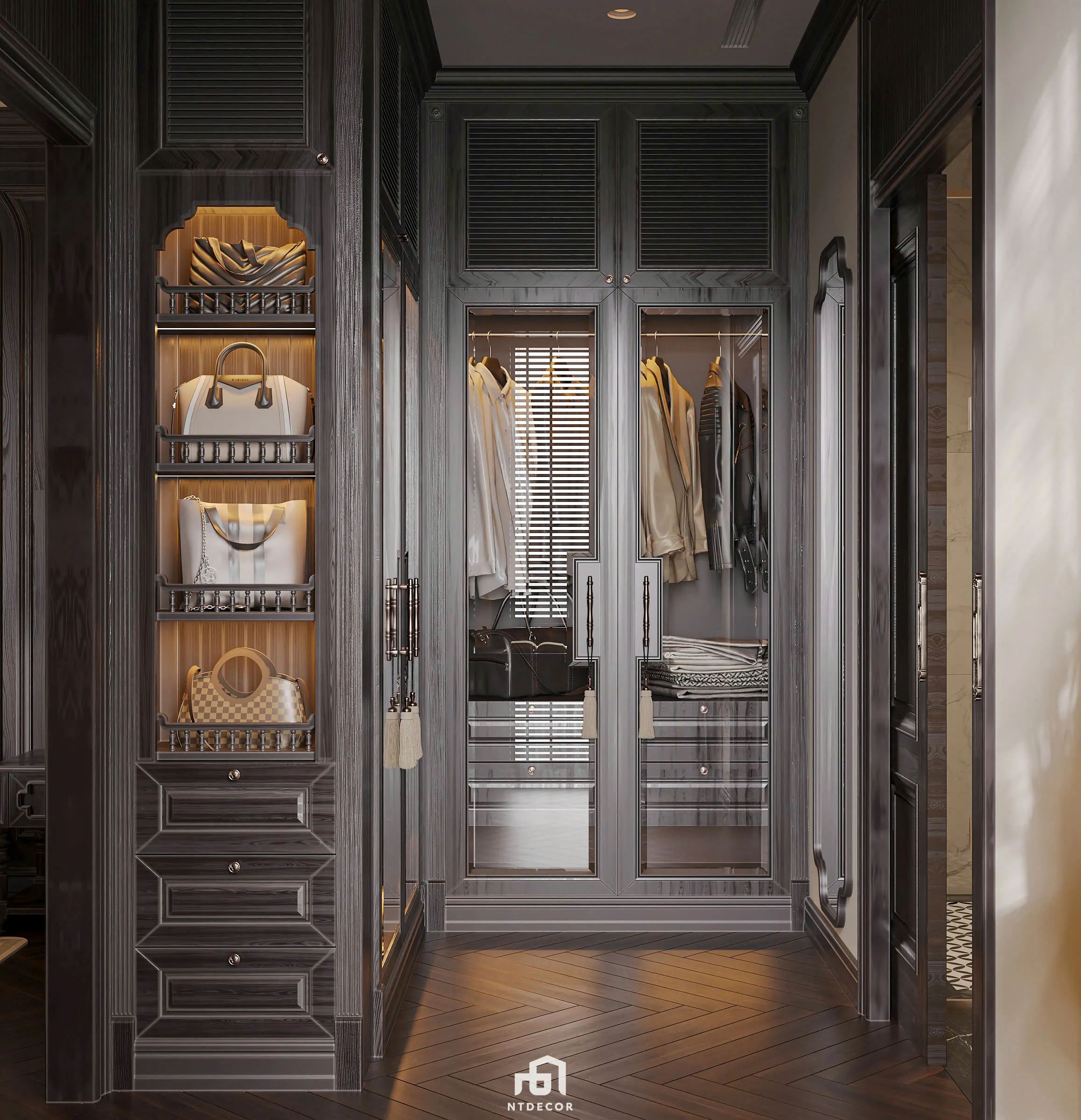 3D Design of Interior Design Indochine Style | NTDecor
