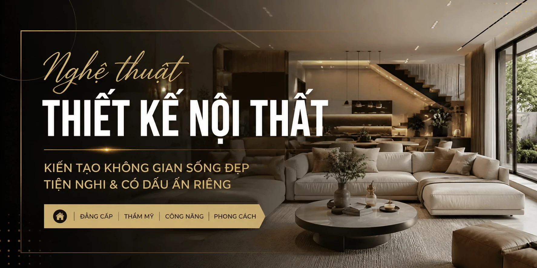 Nghệ thuật thiết kế nội thất: Kiến tạo không gian sống đẹp, tiện nghi và có dấu ấn riêng