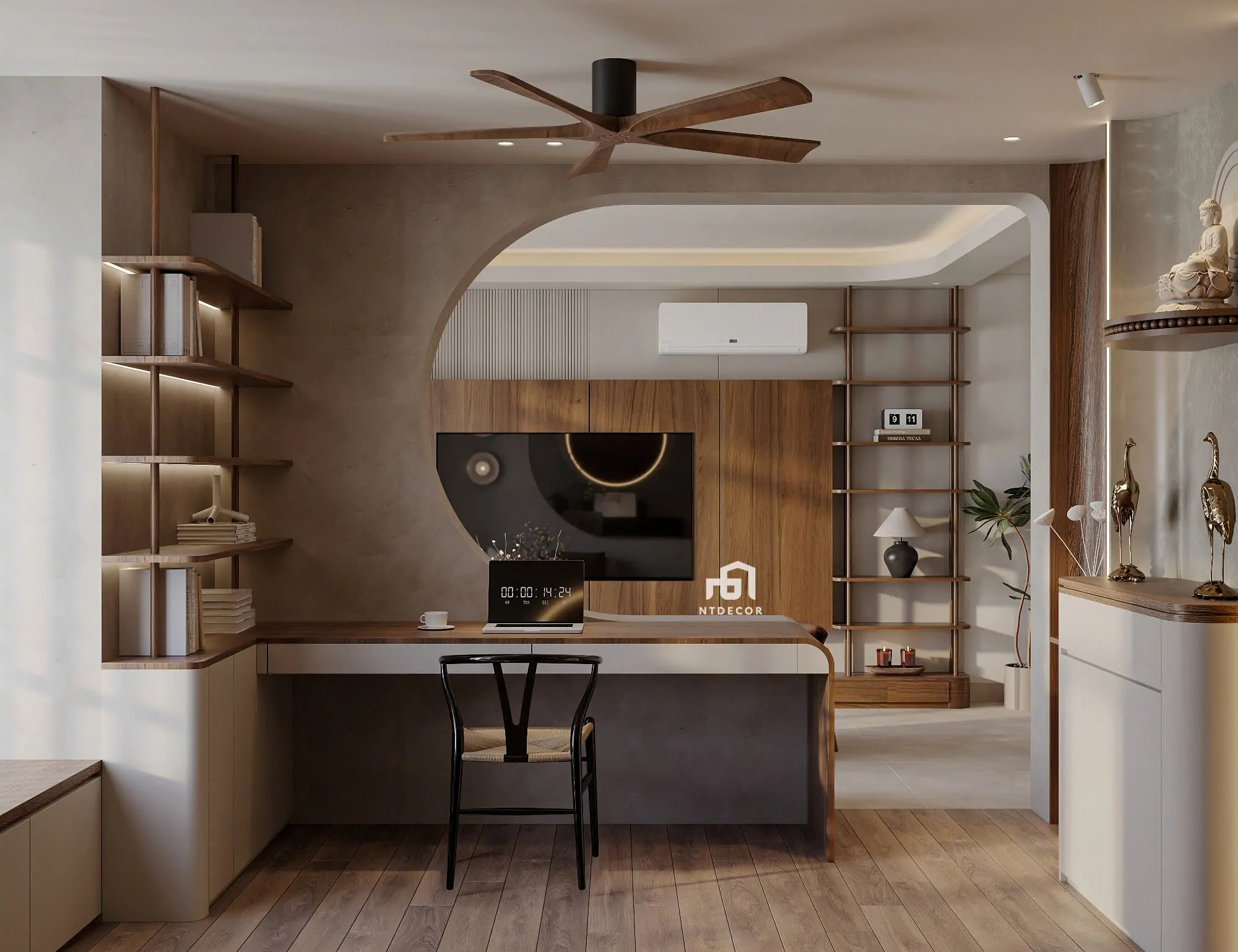 Khoảng trống trong bố cục nội thất phong cách Wabi Sabi | NTDecor
