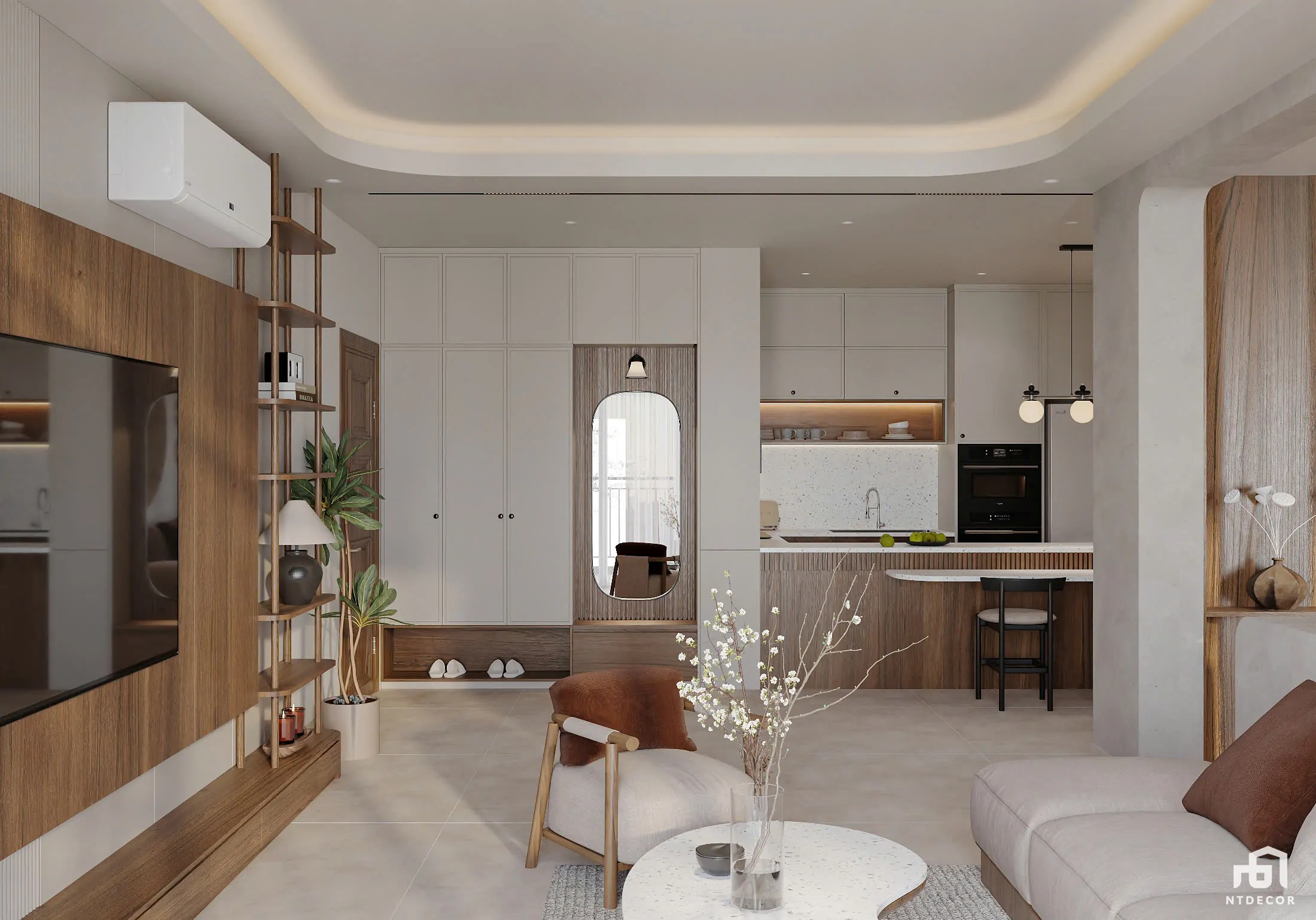 Ánh sáng tự nhiên trong thiết kế nội thất Wabi Sabi | NTDecor